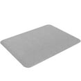 thumbnail image 1 of Chair Mat Anti-scratch Anti-slip Swivel Chair Pad Reusable Polyester Floor Carpet for Home Office, Light Gray, 1 of 7