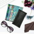 thumbnail image 5 of Fintie Squeeze Top Eyeglasses Pouch with Cleaning Cloth, Leather Soft Glasses Case Anti-Scratch Sunglasses Bag，jungle Night, 5 of 6