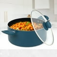 thumbnail image 3 of Prime Cuisine 5 QT Dutch Oven with Lid, Nonstick Cookware, Soft Touch Handles, Induction Base, Ideal for Stews, Soups, and Roasts, 3 of 5