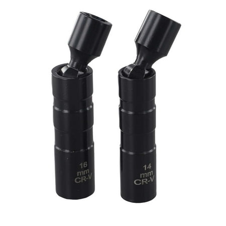 2Pcs 14/16Mm 3/8 Inch Spark Socket Wrench Adapter Spark Extractor Connector Set For N54 N55 N63 E90 Car Repair Tool