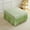 green, variant on ATJIA Stretch Ottoman Cover with Skirt Rectangular Storage Texture Footrest Stool Covers Furniture Protector