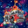 thumbnail image 7 of Fire Department Ornaments, Firefighter Ornament, Fireman Ornament, Firefighter Hanging Ornaments for Car Hanging Accessories, Car Pendant for Rear View Mirror, Gifts for Firefighters Friends Family, 7 of 7