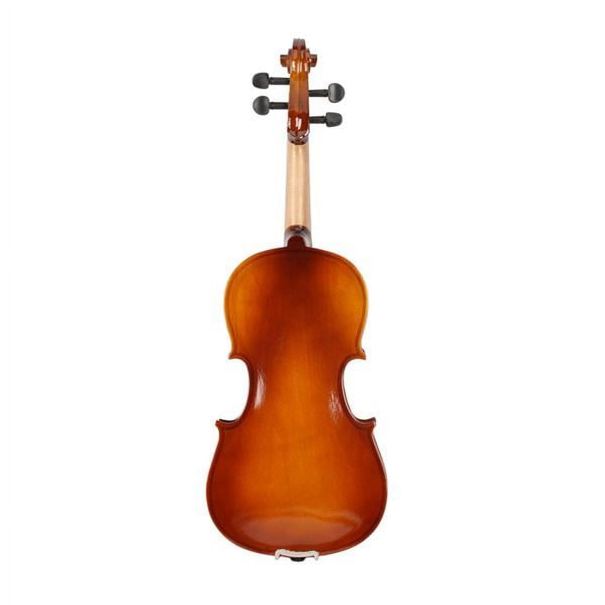 New 3/4 Acoustic Violin Case Bow Rosin Natural