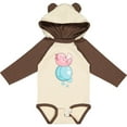 thumbnail image 3 of Inktastic Cute Axolotl Sitting on a Bubble Boys or Girls Long Sleeve Baby Bodysuit, 3 of 5