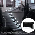 thumbnail image 2 of 4/8/12Pcs Solar Deck Lights Outdoor Waterproof LED Fence Lights Step Garden Decorate Lamp for Patio Stairs Railing Pathway, 2 of 5