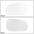 thumbnail image 2 of DNA Motoring SMP-040-L For 1990 to 2001 Honda Accord/Civic/Acura Integra Left Side Door Rear View Mirror Glass Replacement Lens, 2 of 5
