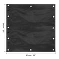 thumbnail image 2 of Uxcell Nursery Blackout Curtain 38" x 37" Blackout Blinds Temporary Room Darkening Shade with Suction Cups for Nursery Bedroom, 2 of 5