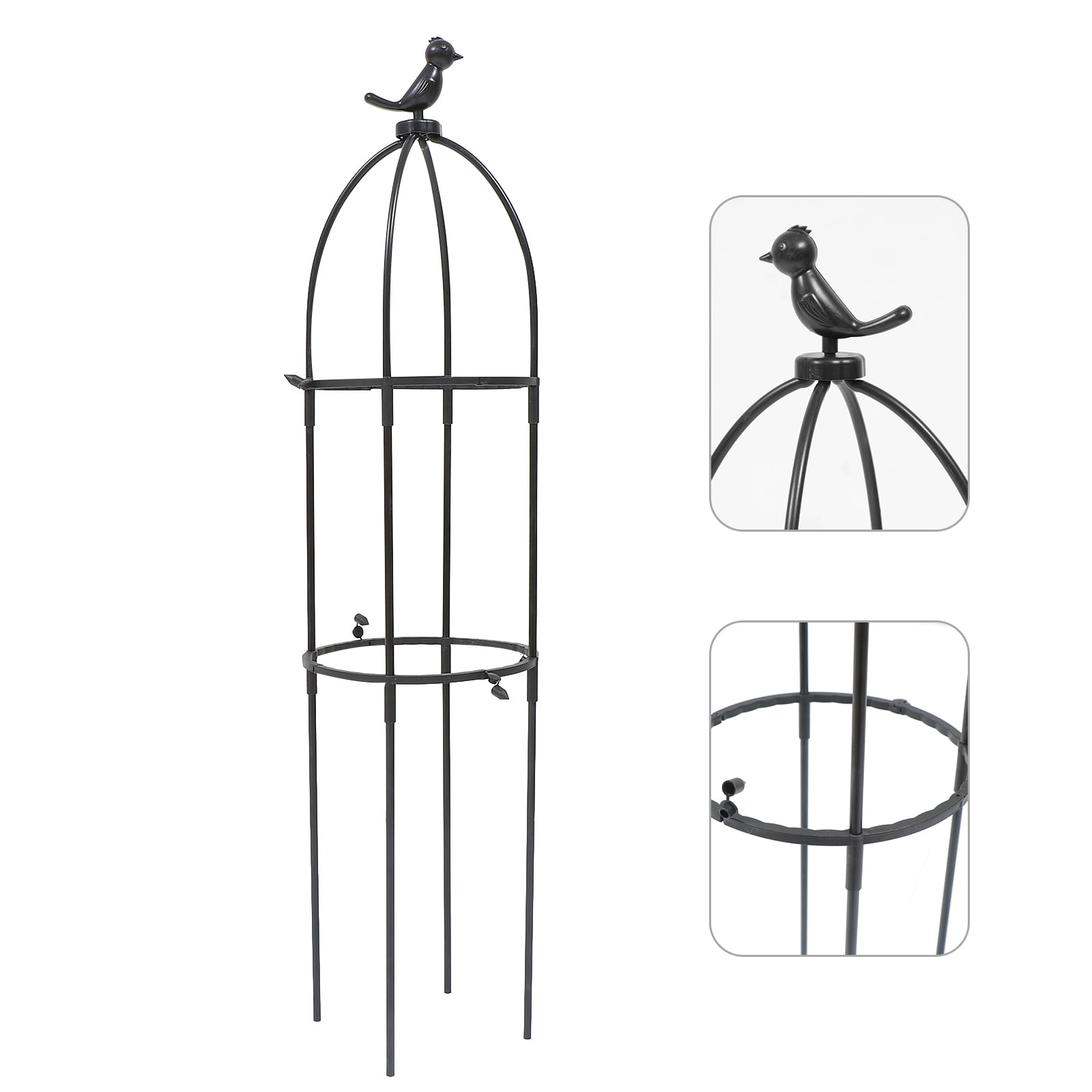 Trellis Plant Climbing Garden Support Cage Frame Flowers Roses Rack Design Vegetable Layer Rattan 2 Plants Vine Vines