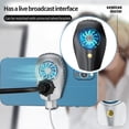 thumbnail image 2 of Mobilephone Radiator Atmosphere Light Professional Gaming Live Streaming Cooling Fan for 4.5-6.5inch Phones with Charging Cable Black, 2 of 5