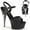 Black, variant on Women's Pleaser Captiva 609