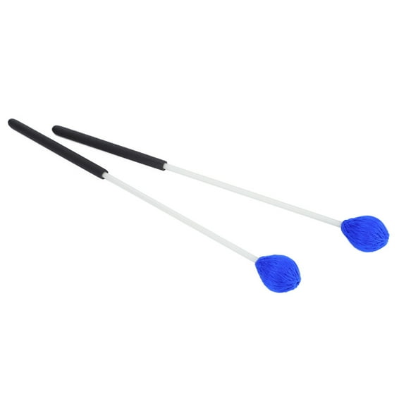 1 Pair Yarn Head Keyboard Marimba Mallets with Fiberglass Handles for Beginners