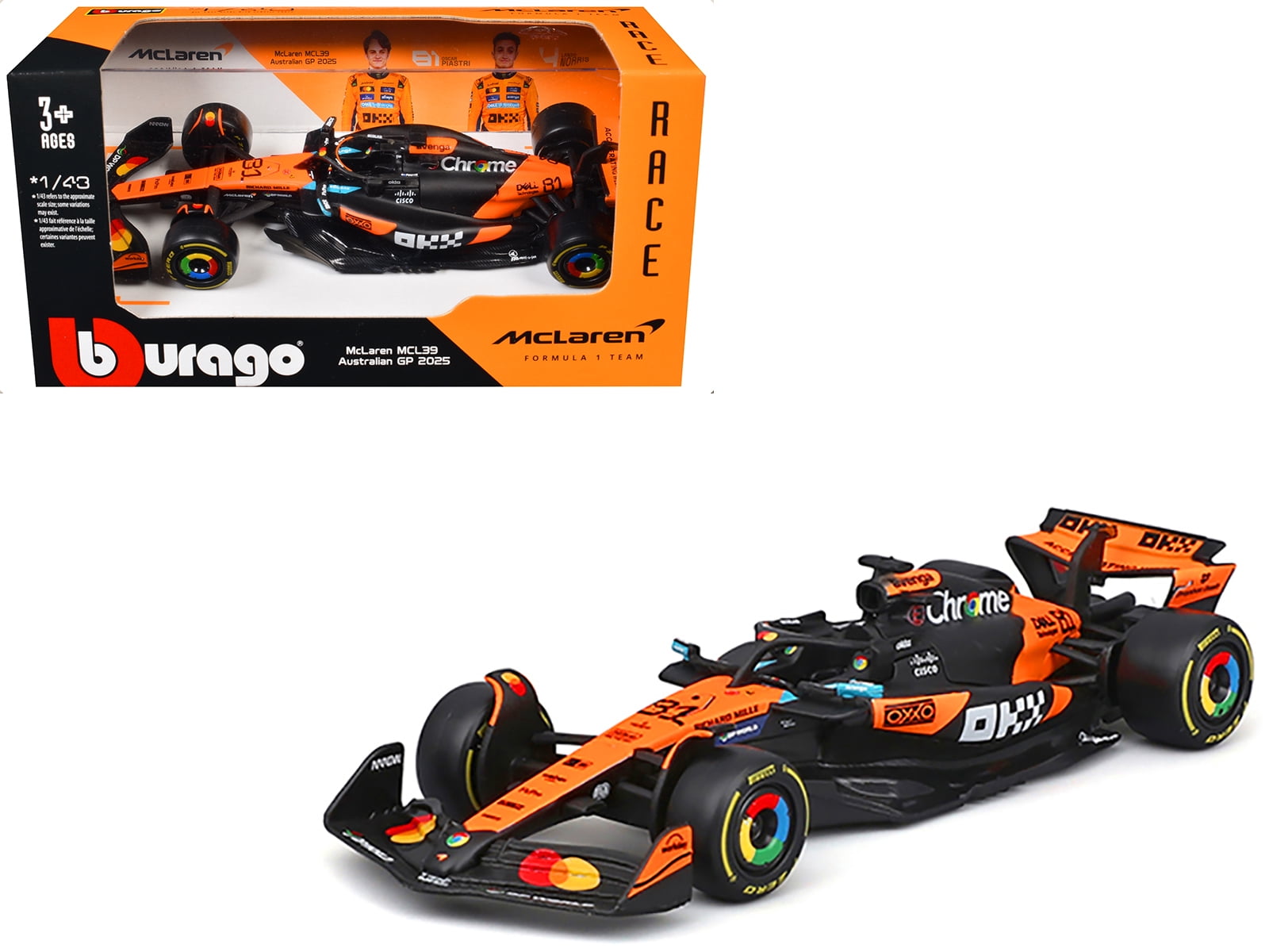 Burago 2013 Toy Car, Vodafone McLaren Mercedes MP4-28 Jenson