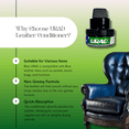 thumbnail image 3 of URAD Leather Conditioner, Blue, 50ml - Restores, Protects & Brightens Blue Leather Bags, Shoes, Jackets & Furniture, 3 of 18