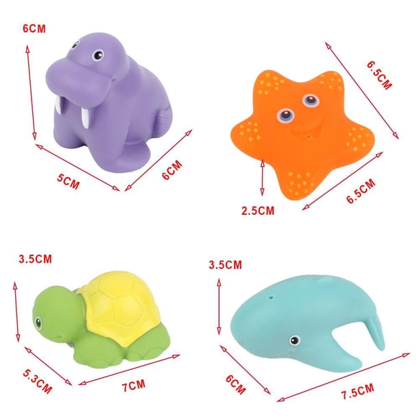 Juguete de ba?o para bebé Juguete de ba?o para bebé Juguetes de agua Juego de ba?o Juguete de ba?o flotante Juguetes para el ba?o Juego de ba?o Juego de animales del océano Jug Artículos Deportivos Octpeak No
