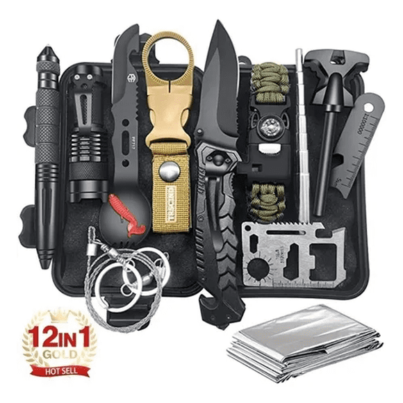 Kit de Supervivencia Al Aire Libre Malubero Malu1783 12 en 1