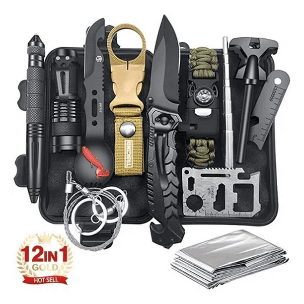 Kit de Supervivencia Al Aire Libre Malubero Malu1783 12 en 1