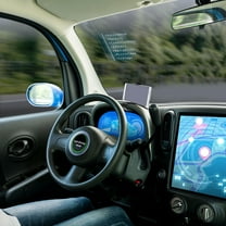 FUEENIRVA Dashboard Phone Mount Clip Anti Slip Black 1Pack for Driving