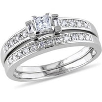 Everly Women's Diamond Sterling Silver Bridal Set