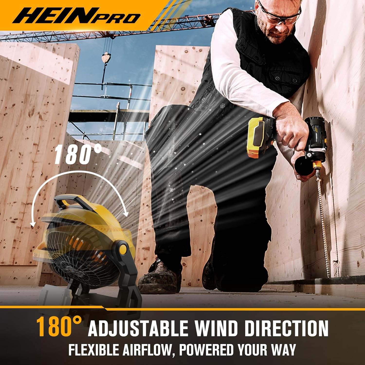 Cordless Leaf Blower & Jobsite Fan Compatible with  20V  Battery