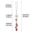 thumbnail image 4 of Bling Car Pendant Charms Rear View Mirror Hanging Ornament Red, 4 of 6