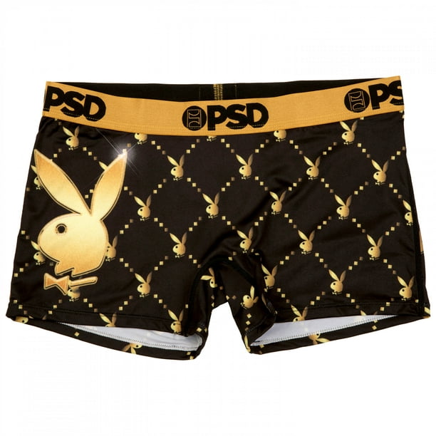 Playboy Monogram Luxury PSD Boy Shorts Underwear-Medium 