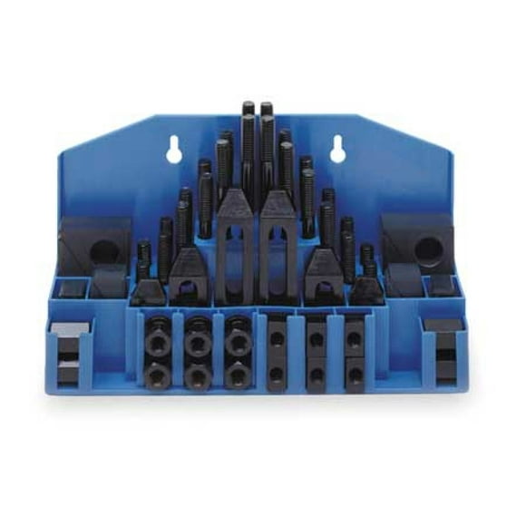TE-CO 20402PL Machinist Promo Kit, 5/8" Table T-Slot x 1/2-13" Stud, 52 Pieces