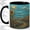 Black, variant on Sunflower Countryside Accent Mug, 11oz Ceramic Coffee Cup for Nature Fans