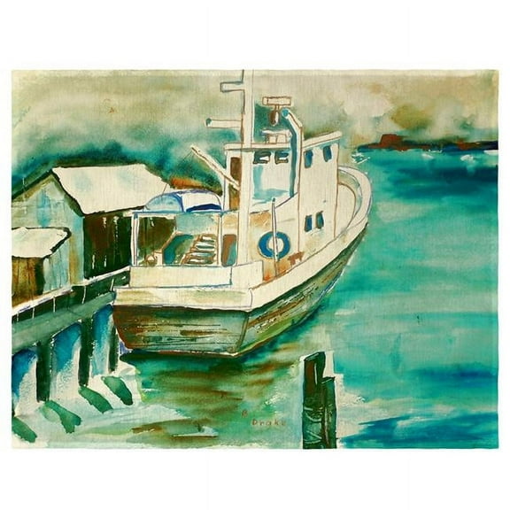 Betsy Drake PM932 Oyster Boat Place Mat - Set of 4