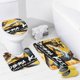 thumbnail image 4 of Cobra Kai-theme 4-Piece Shower Curtain Set with Rugs, Waterproof Bathroom Decor Set Includes Bath Mat, U-Shaped Rug, Toilet Lid Cover and Curtain with Hooks, 4 of 6