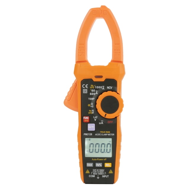 Pinza amperimétrica digital PEAKMETER PM2128 Portátil