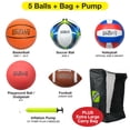 thumbnail image 2 of Xcello Sports Soccer Ball Size 4, Assorted Graphics Youth Soccer Ball with Pump, Sports Balls Official Match Size and Weight, Red, Black, Blue, Pack of 12, 2 of 5