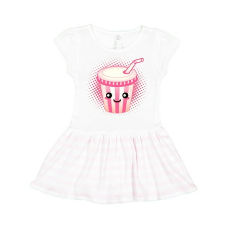 

Inktastic Milkshake Lover or Soda Fan Gift Toddler Girl Dress