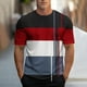 thumbnail image 3 of Camisetas de Manga Larga para Hombres, Camiseta Deportiva de Impresión Casual de Nueva Moda, Blusa de Cuello Redondo de Manga Corta, 3 of 4