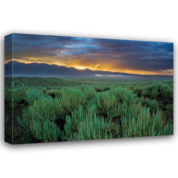 Mark Geistweite 44x32 Gallery Wrapped Canvas Wall Art Titled - Benton Crossing II