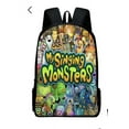 thumbnail image 1 of My Singing Monsters Monster Concert School Bag Cartoon Backpack Shoulder Bag Pencil Case Three Piece Set, 1 of 2
