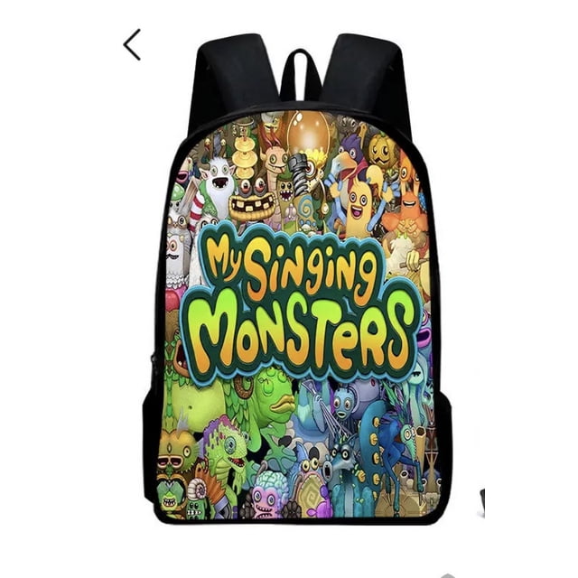 My Singing Monsters Monster Concert School Bag Cartoon Backpack Shoulder Bag Pencil Case Three Piece Set
