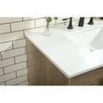 thumbnail image 4 of Elegant Decor Eugene 36" Aluminum MDF Single Bathroom Vanity in Natural Oak, 4 of 8