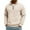 Beige, variant on Quarter Zip Pullover Men Casual Long Sleeve Mock Neck Sweatshirt Essentials Sweatshirt Athletic Sweater Polo Green M