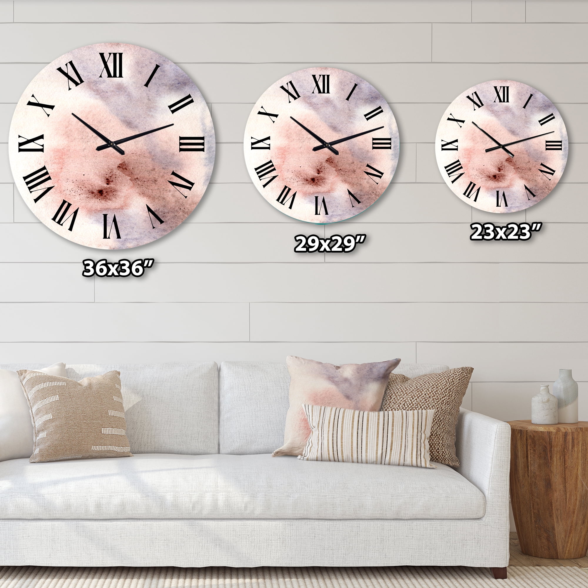 Designart 1 in Quartz Modern/Contemporary Wall Clock