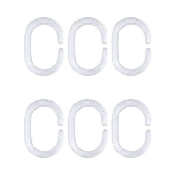 UPGRATOR 24pcs Shower Curtain Hooks for Smooth Gliding in Bathroom