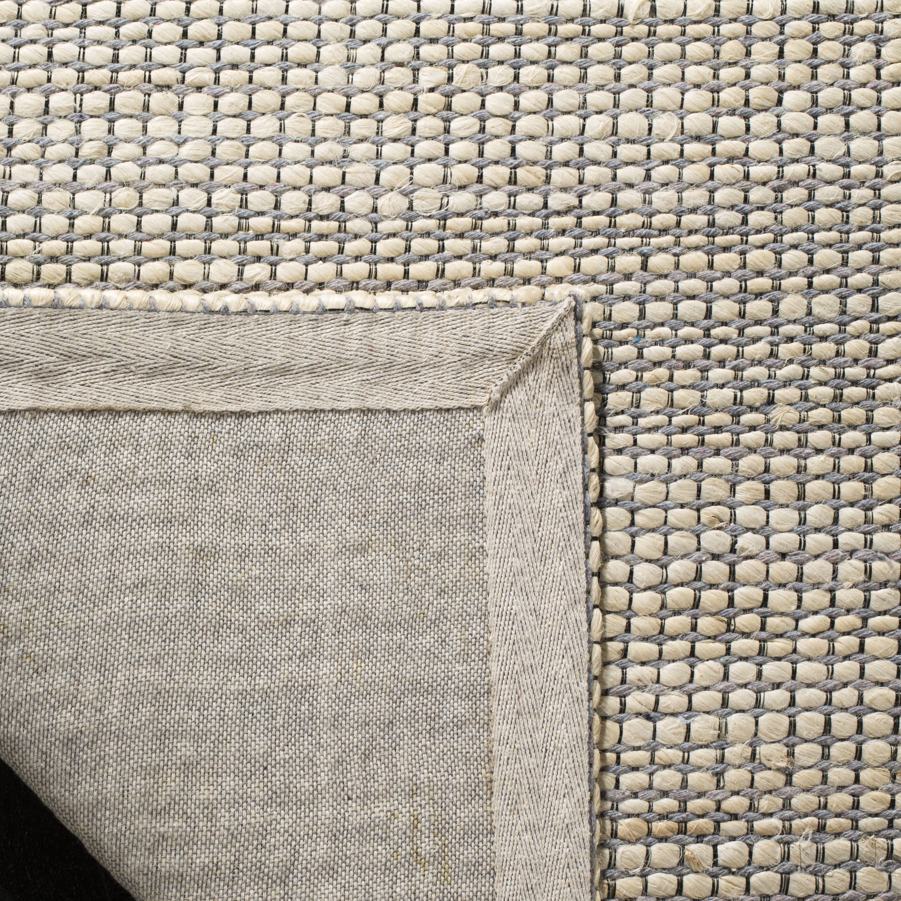 SAFAVIEH Marbella Christina Solid Area Rug, Ivory, 6' x 6' Square
