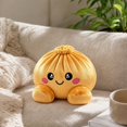 thumbnail image 4 of Big Mystery Dumpling Pillows with Steamed,Cute Plush Stuffed Steamed Bun Squishies Dumpling Giant Dumpling Squeeze Stress Ball for Adults Christmas Party Favors Gifts Home Office Decor-Christmas-16#, 4 of 6