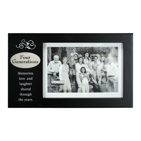 4X6 FOUR GENERATIONS PLAQUE PHOTO FRAME