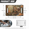 thumbnail image 7 of Whosucclay Sloth Butterfly Design Cover, Durable Towel Seat Cover 4 Front Pockets Easy Install & Remove Golf Cart Seat Protector for More 2 Person Seats, 7 of 7