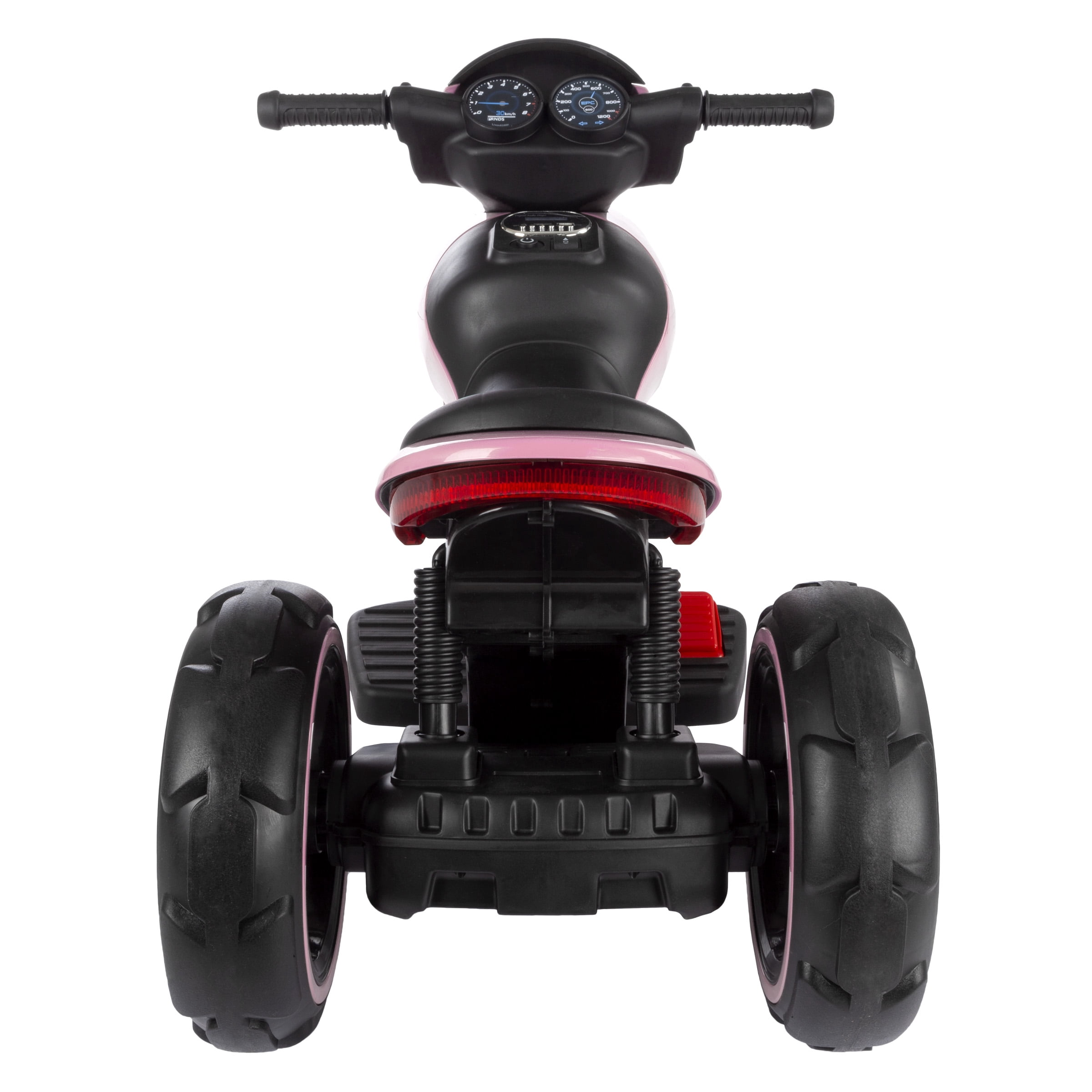 Ride-On Toy Trike Motorcycle –Battery Operated Electric Tricycle for Toddlers with Built-in Sound, Lights and MP3 Input by Lil' Rider (Pink)
