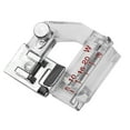 thumbnail image 1 of HLONK Adjustable Snap-on Bias Binder Presser Foot Binding Feet Sewing Machine Attachment Accessory for All Low Shank Singer Janome Brother, 1 of 8