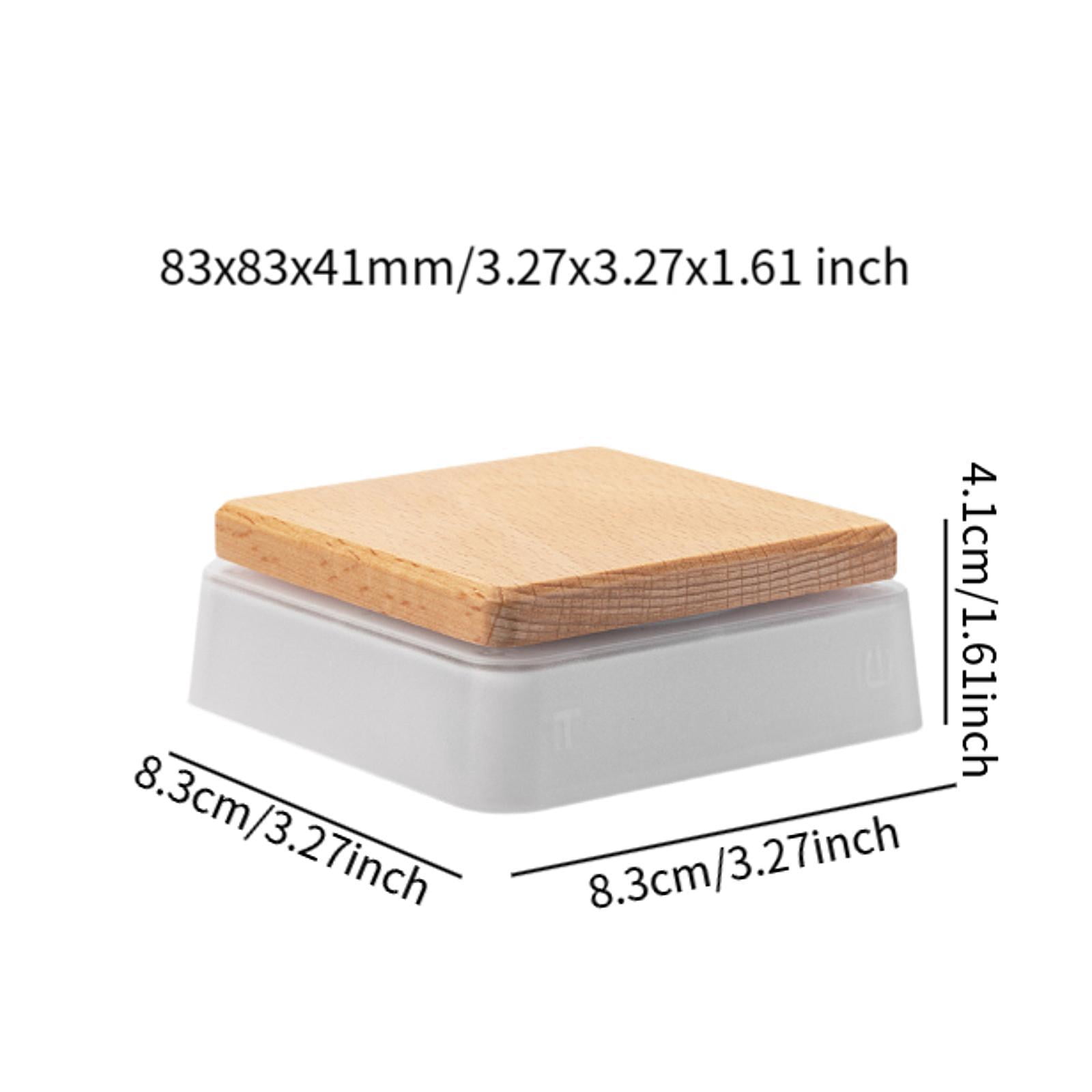TISHITA Coffee Scale with Timer Electronic Weighing Scale Portable Save Space Compact Kitchen Coffee Scale Espresso Scale for Kitchen White