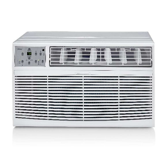 Midea 10,000 BTU Through The Wall Air Conditioner, Cools Up To 450 Sq Ft, Remote Control, Quiet, White