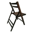 thumbnail image 4 of Nmkwnr 4 Pack Wood Folding Chair Side Chair for Living Room, Dining Room, Dark Brown, 4 of 7