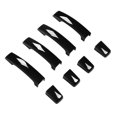 thumbnail image 4 of Outside Door Handle Cover Set, Glossy Black Exquisite Exterior Door Handle Trim Scratch Resistant Easy Installation  For Car Decor, 4 of 8